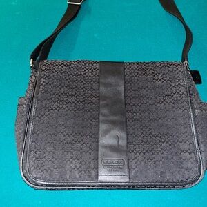 Coach signature Hudson laptop messenger bag